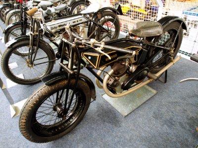 Motor-Sport-Museum am Hockenheimring, 1914 Rudge TT Multi, Rudge-Whitworth Four Valve Four Speed motorcycle, pic5