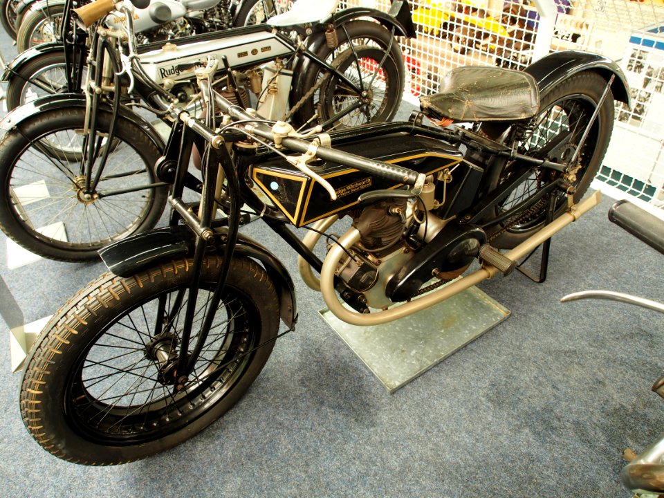Motor-Sport-Museum am Hockenheimring, 1914 Rudge TT Multi, Rudge-Whitworth Four Valve Four Speed motorcycle, pic3