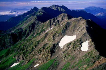 Mount Hotaka from Mount Yari 1999-08-13