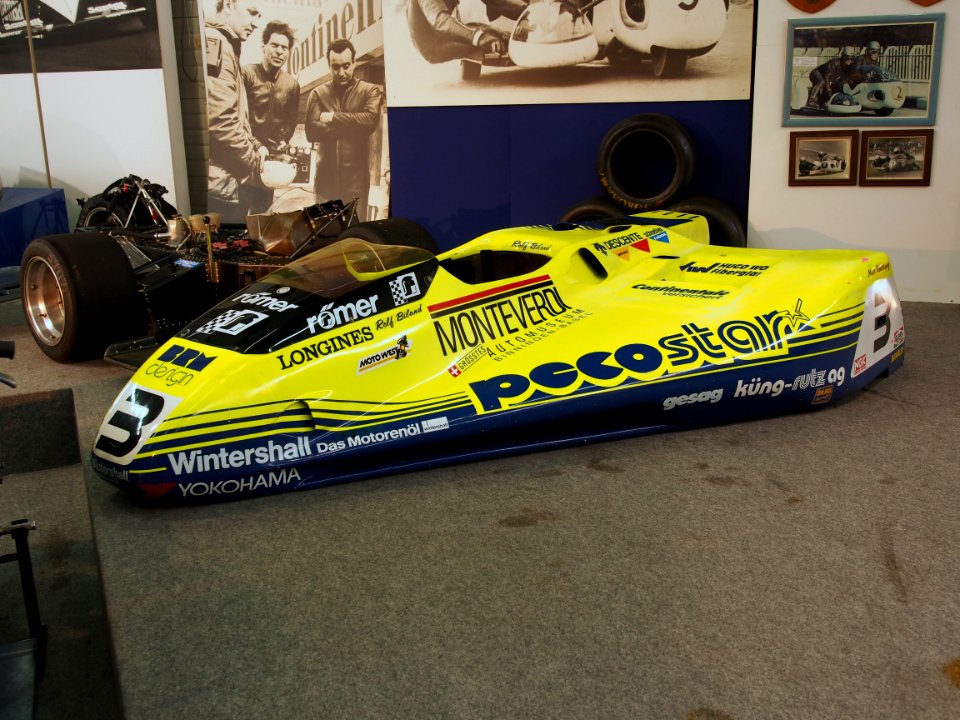 Motor-Sport-Museum am Hockenheimring, Motorcycle sidecar driven by Rolf Bilard and Kurt Waltisperg pic1