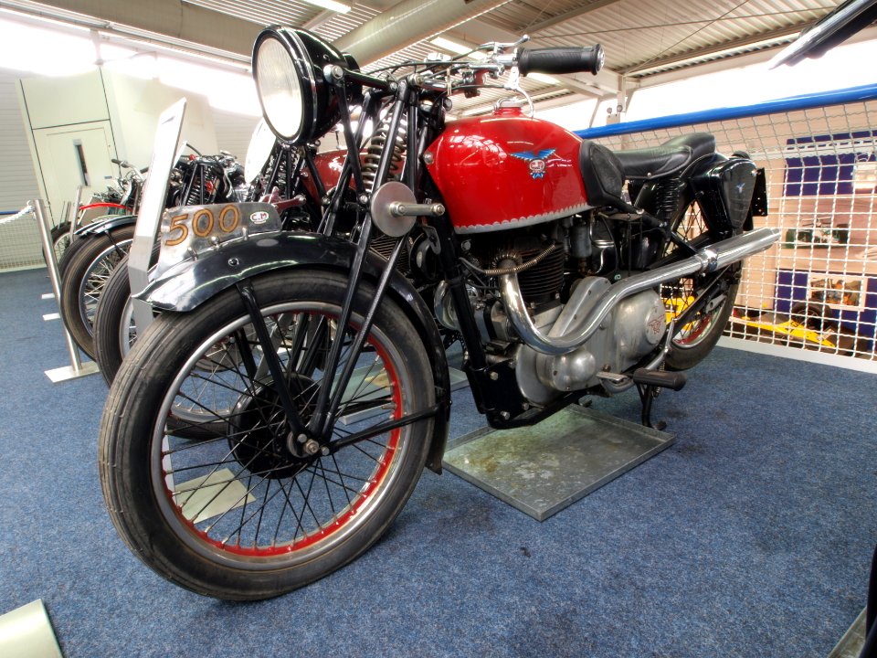 Motor-Sport-Museum am Hockenheimring, Red CM 500 with OHV engine, pic1