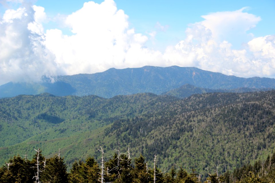 Mount Le Conte viewed from Clingmans Dome, May 2017 1