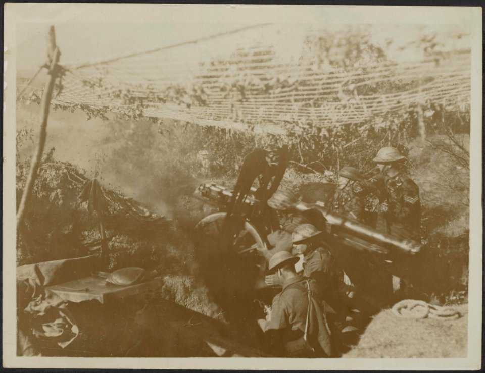 Mountain artillery in action on the Dorian Front, Bestanddeelnr 158-2179