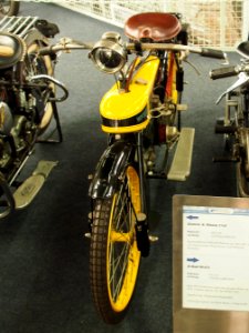 Motor-Sport-Museum am Hockenheimring, yellow Wooler motorcycle, pic5