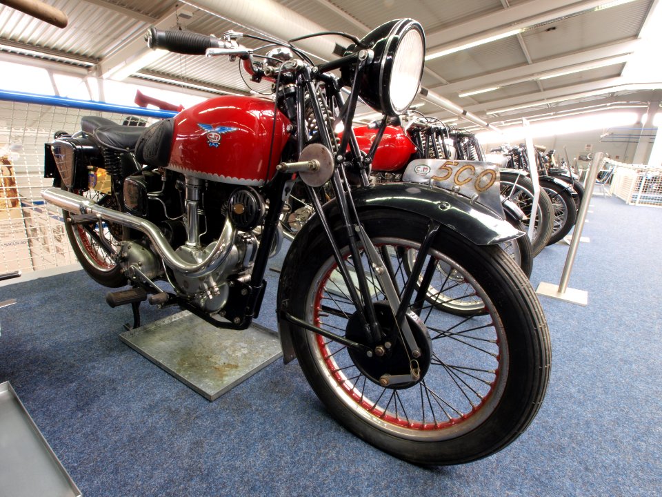 Motor-Sport-Museum am Hockenheimring, Red CM 500 with OHV engine, pic3