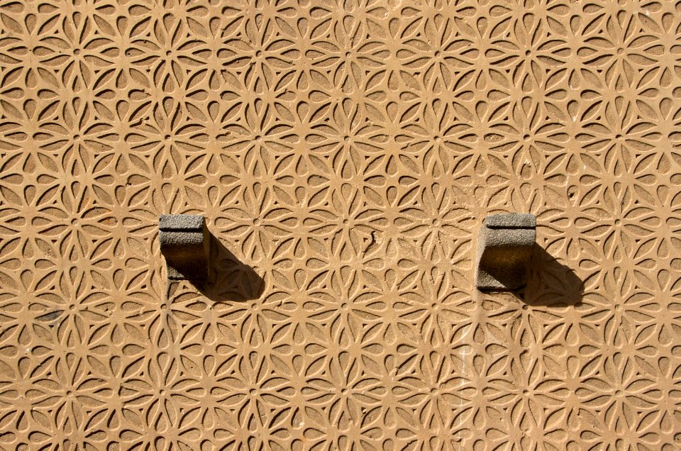 Motifs murs alhondiga Ségovie Espagne