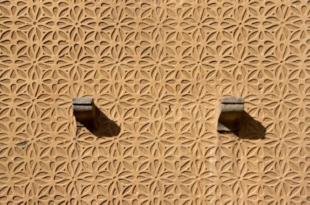Motifs murs alhondiga Ségovie Espagne