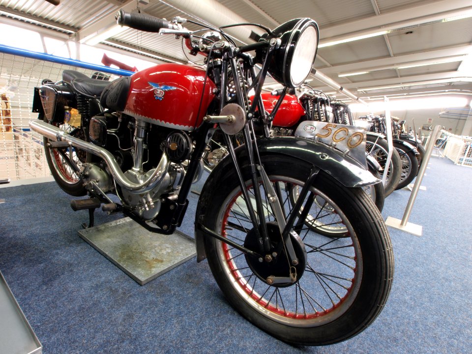 Motor-Sport-Museum am Hockenheimring, Red CM 500 with OHV engine, pic2