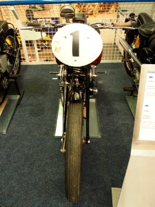 Motor-Sport-Museum am Hockenheimring, Dark red CM 500 with OHV engine, pic4