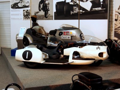 Motor-Sport-Museum am Hockenheimring, 2 BMW motorcycles with sidecars, pic2