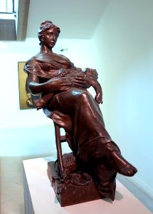 Motherhood by Jean-Joseph Herain, 1889 - Museum M - Leuven, Belgium - DSC05311
