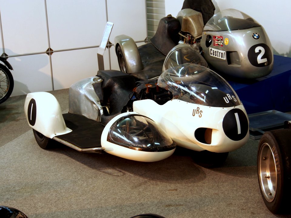 Motor-Sport-Museum am Hockenheimring, 2 BMW motorcycles with sidecars, pic1