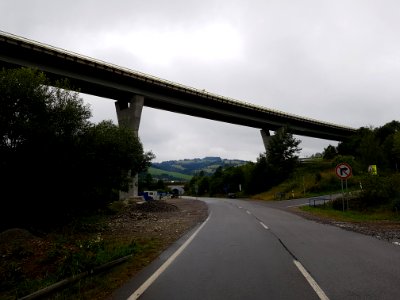 Most autostrady D3 nad drogą I 12 w Skalite na Słowacji (6)
