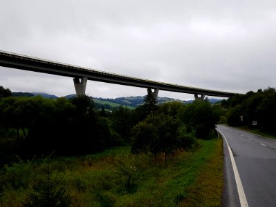 Most autostrady D3 nad drogą I 12 w Skalite na Słowacji (4)