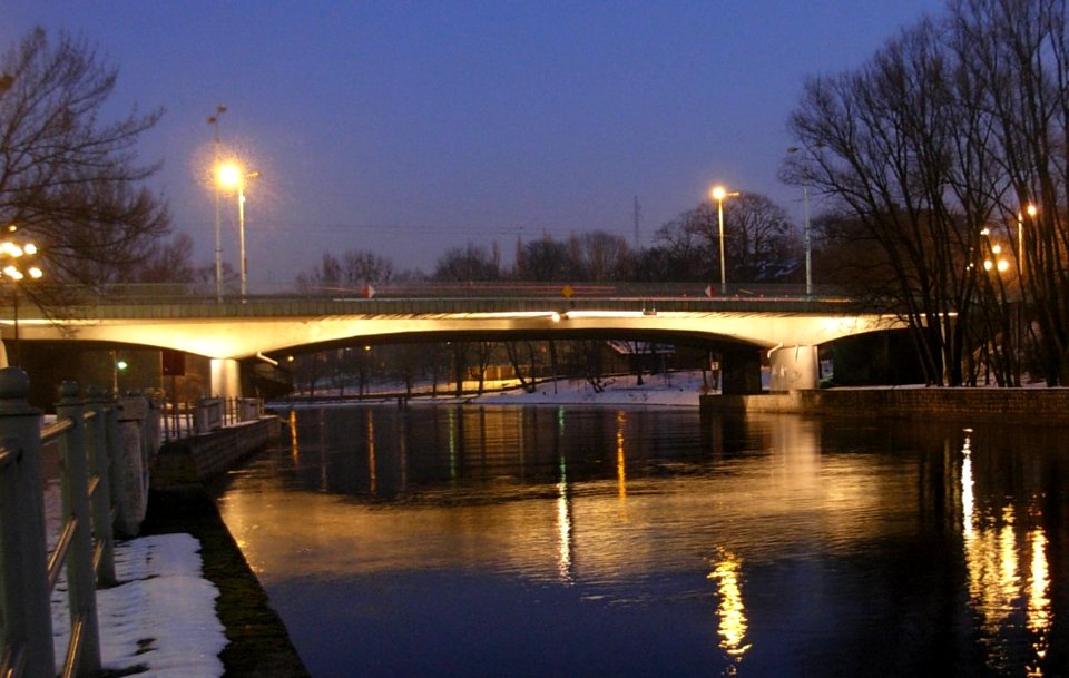 Most Bernardyński Bydg zmierzch 3