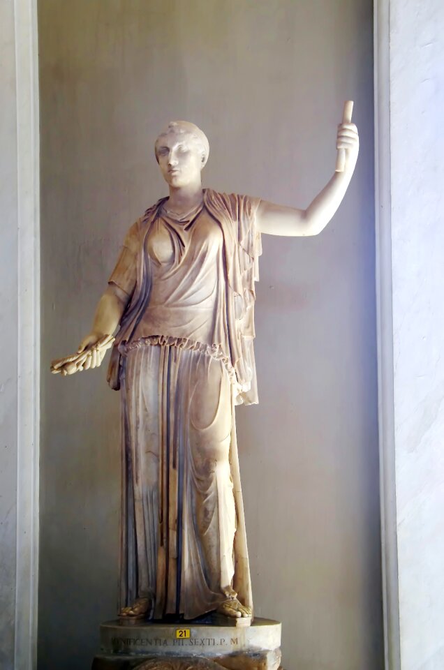 Museum statue marble