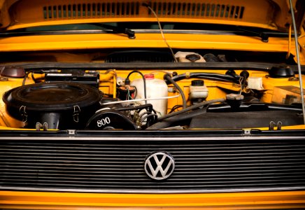 Motorraum, Volkswagen Passat B1, SahiFa Braunschweig, AP3Q0126 edit