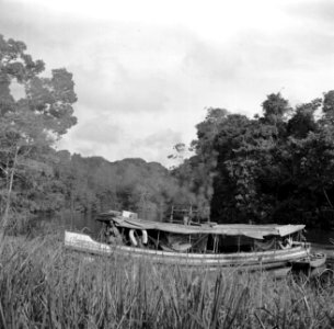 Motorschip Coppename dat vaart tussen Coronie en Nickerie, Bestanddeelnr 252-5623