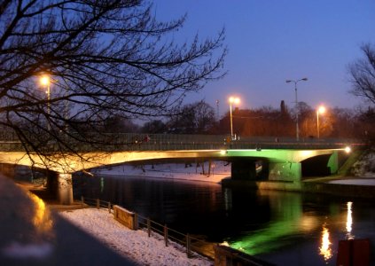 Most Bernardyński Bydg zmierzch 1