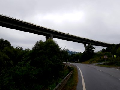 Most autostrady D3 nad drogą I 12 w Skalite na Słowacji (5)