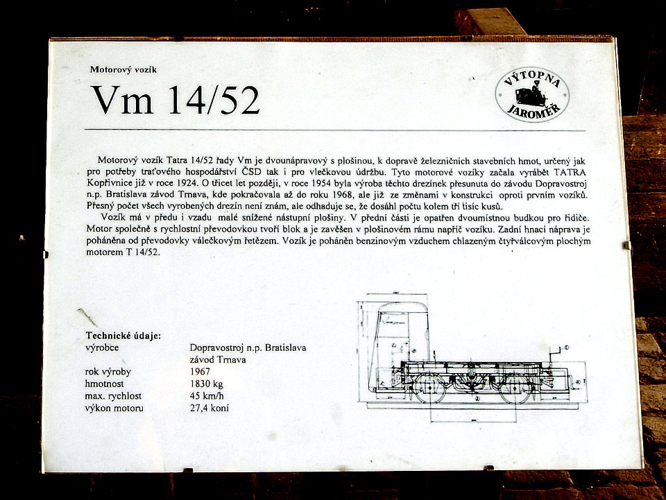 Motorovy vozik Tatra Vm 14slash52 pic1
