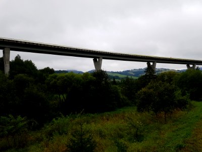 Most autostrady D3 nad drogą I 12 w Skalite na Słowacji (3)