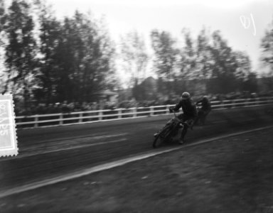 Motorrijden langebaankampioenschappen van Nederland, Alkmaar vaag glasnegatief, Bestanddeelnr 906-7752