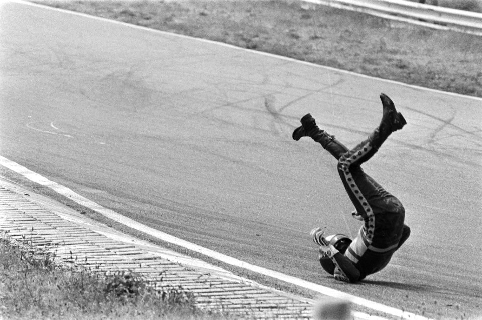 Motorraces Zandvoort, meetellend voor Nederlandse kampioenschappen val Frans Li, Bestanddeelnr 929-7559