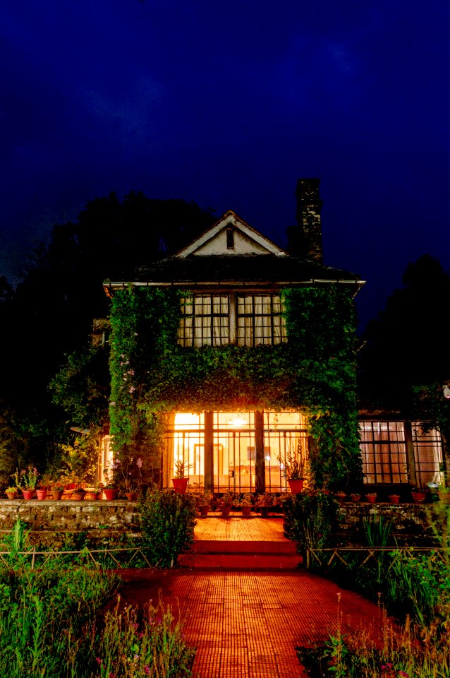 Morgan House Kalimpong Night shot of Mr Morgan's room