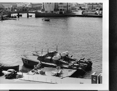 Motortorpedoboten in de haven van Willemstad (Curaçao), Bestanddeelnr 935-1168