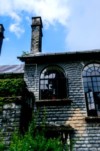 Morgan House Kalimpong view of rear glass windows