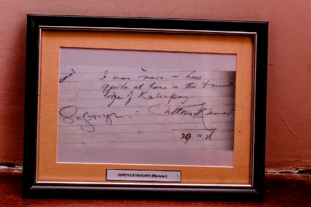 Morgan House Kalimpong Testimonial of Mahanayak Uttam Kumar and Supriya