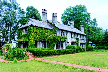 Morgan House Kalimpong view from rear lawn