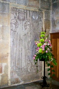 Monument to John and Mary Clay, St Mary, Crich