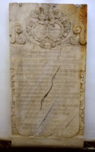 Monument to Adam Schaffer, personal physician to Margrave Georg Albrecht of Brandenburg-Kulmbach, Evangelischen Stadtkirche, Bayreuth, c. 1675 - Germanisches Nationalmuseum - Nuremberg, Germany - DSC02786