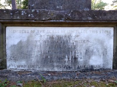 Monument to Wilson Swain Caldwell 5