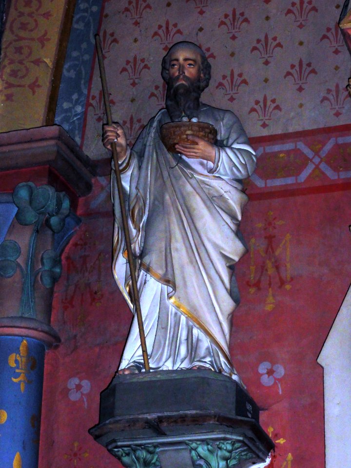 Morley (Meuse) église, statue Saint Joseph