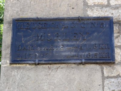 Morley (Meuse) plaque de cocher