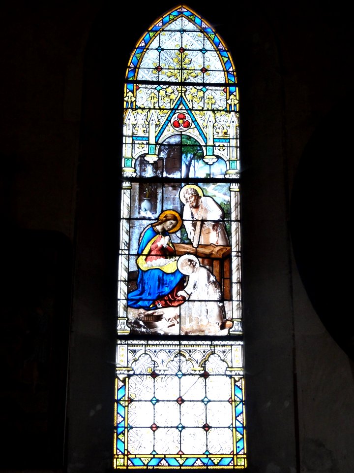 Morley (Meuse) église, vitrail 03