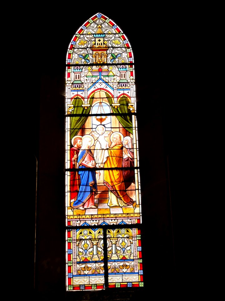 Morley (Meuse) église, vitrail 05