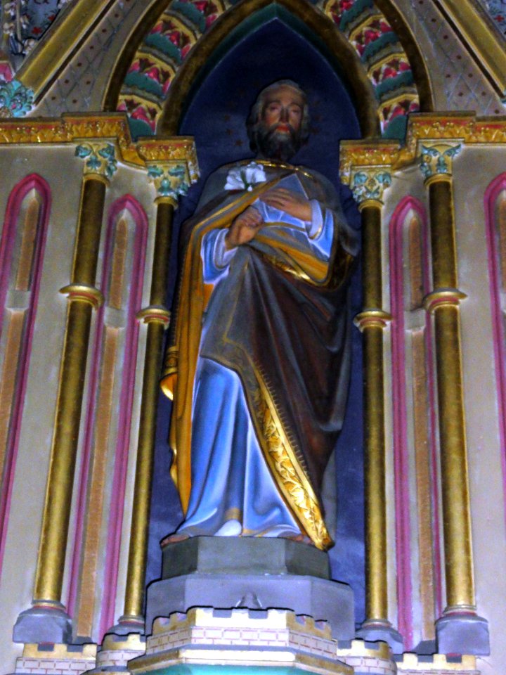 Morley (Meuse) église, statue de saint