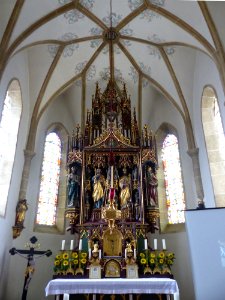 Moosbach Pfarrkirche - Hochaltar 1