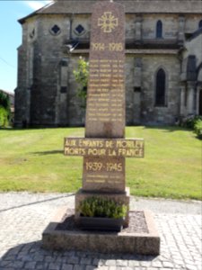 Morley (Meuse) monument aux morts