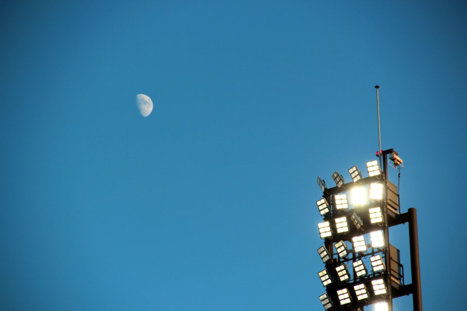 Moon at SunTrust Park, Sept 18, 2018