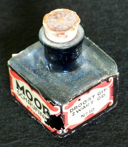 Moor, schrijfinktpotje, foto2