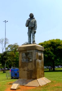 Monumento aos Veteranos da Força Aérea Brasileira na Campanha da Itália - Ibirapuera Park - Sao Paulo, Brazil - DSC07517