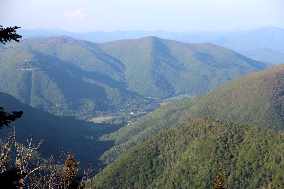 Moody Top and Walker Bald viewed from Waterrock Knob, May 2017