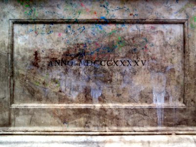 Monumento a Canapone (Grosseto) - Basamento Panello retro