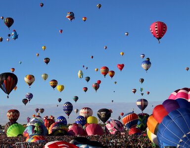 Colorful air vehicles