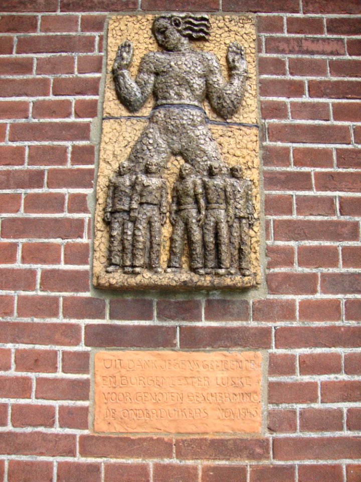 Monument onderduikers Bergharen (Wijchen, Gld, NL)